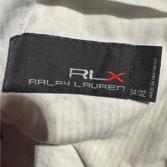 RLX Ralph Lauren Pants Men’s 34x32 Golf Performance Blue Camo Stretch Chino - Picture 3 of 8